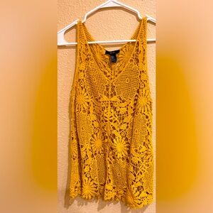 FOREVER 21 LACE TANK